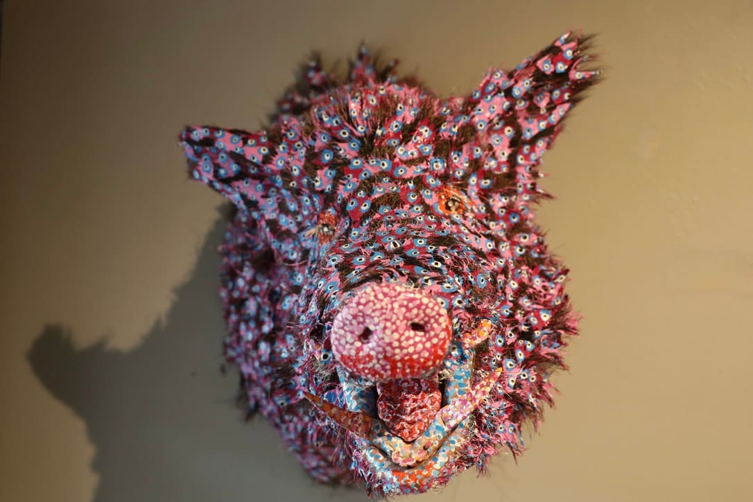 Boar Mount by Lon Michels 