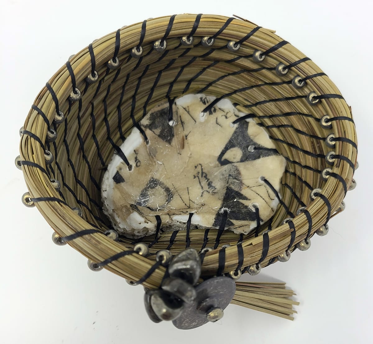 Pine Needle Basket by Roberta Condon, Image 1.