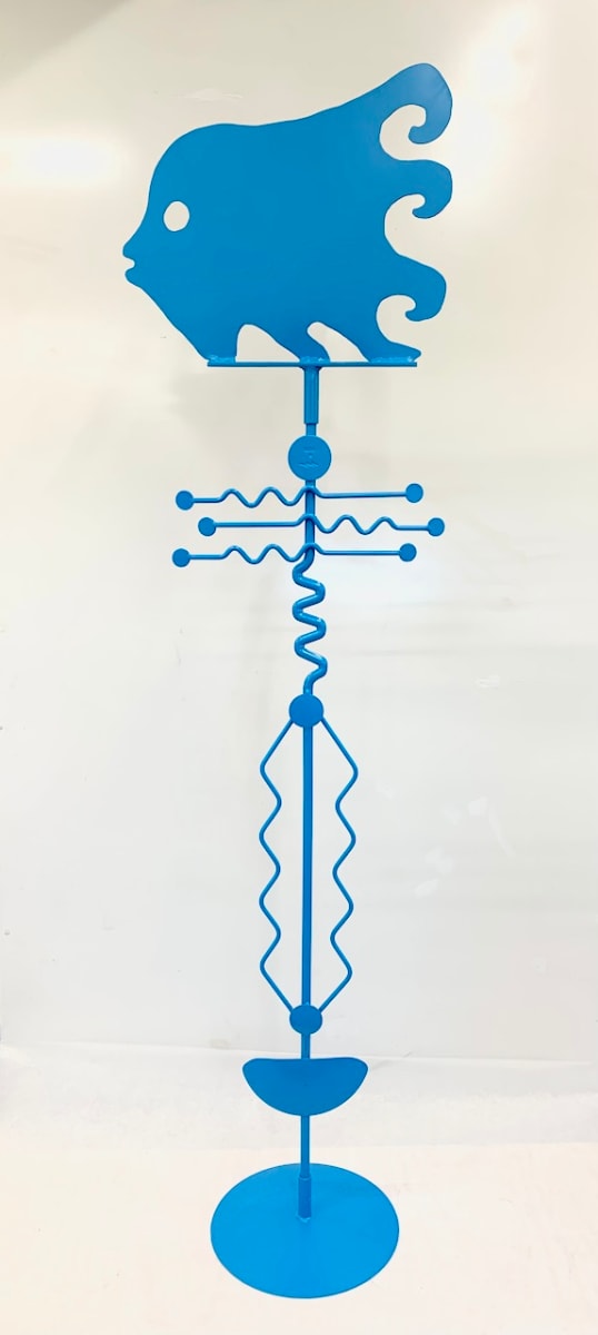 Painted Fish (Blue) by Nana Schowalter, Image 1.