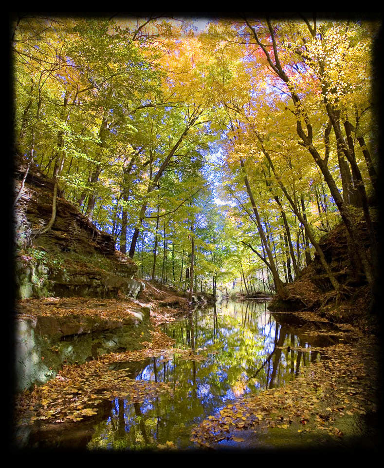 Fall Rainbow (Pewit's Nest) by Kurt Eakle 