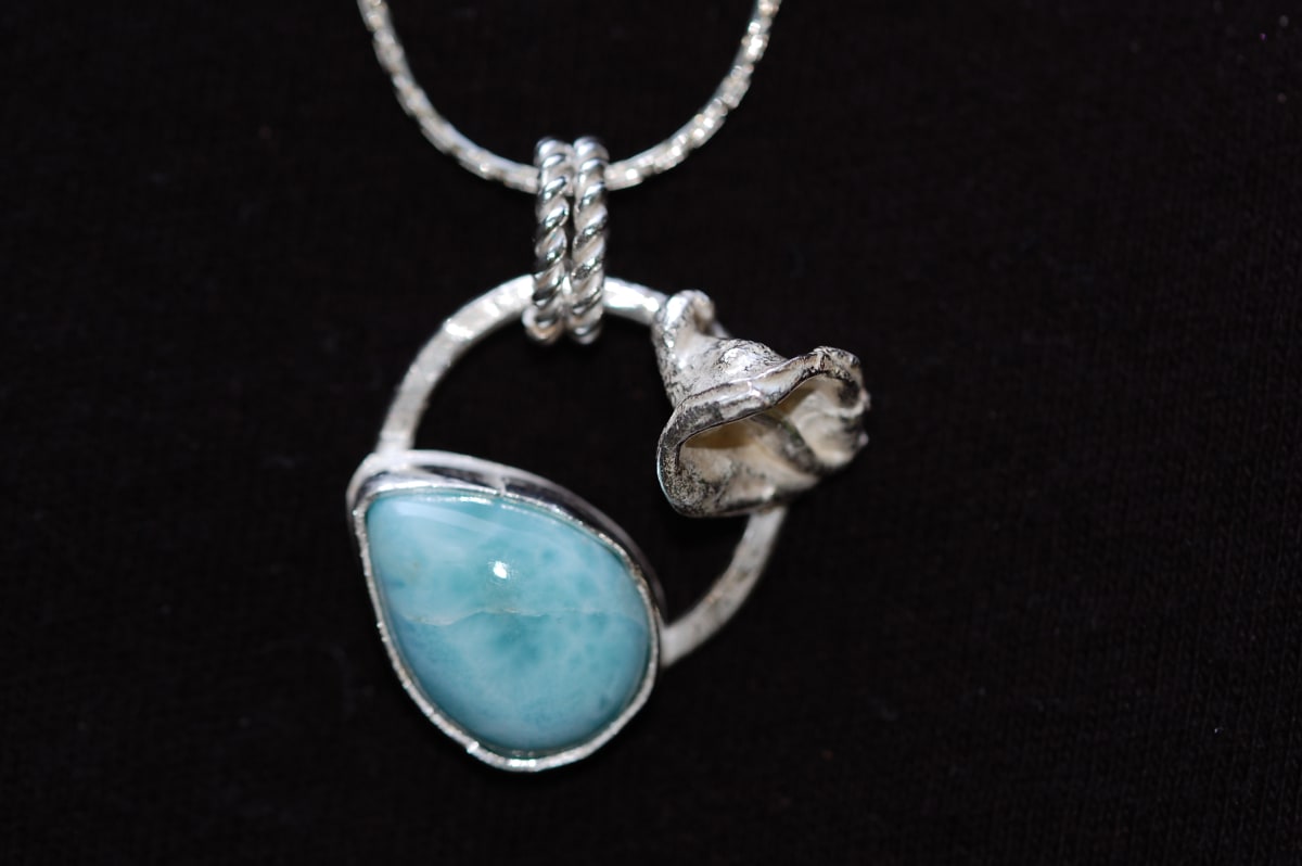 Larimar Necklace by Susan Baez 