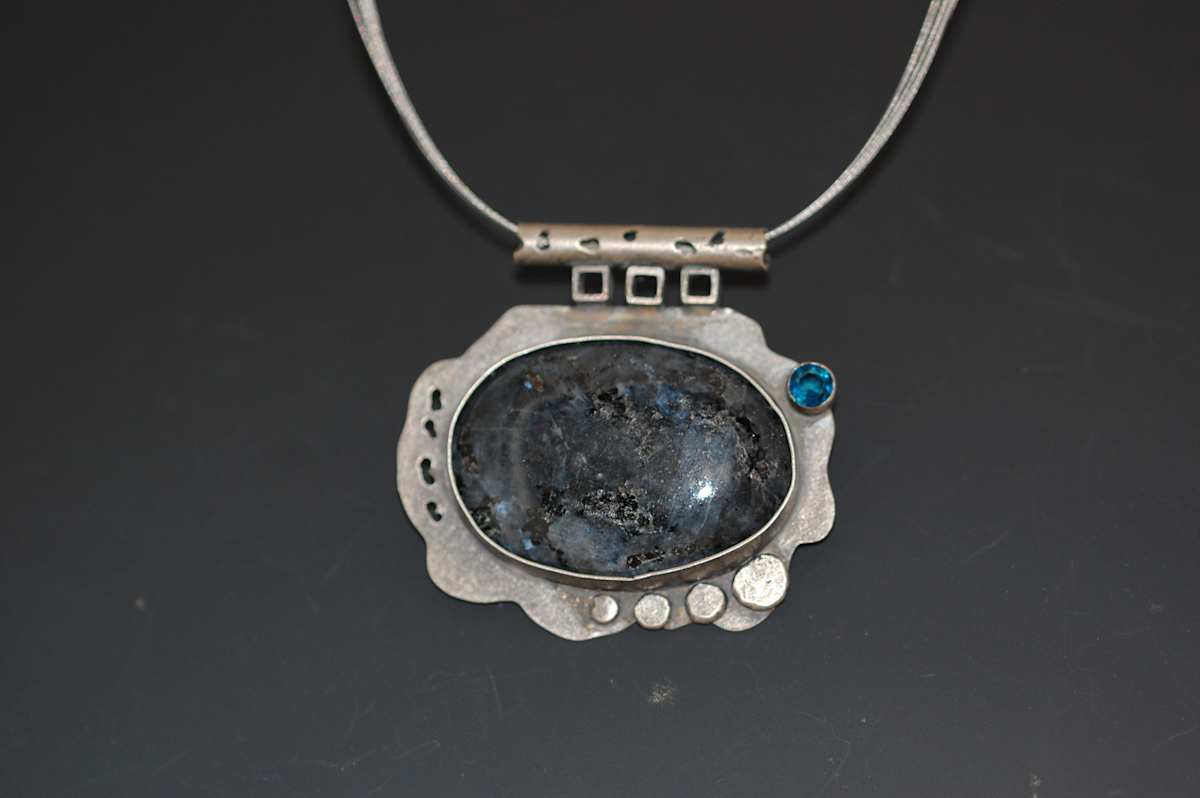Larvikite Necklace by Susan Baez, Image 2.