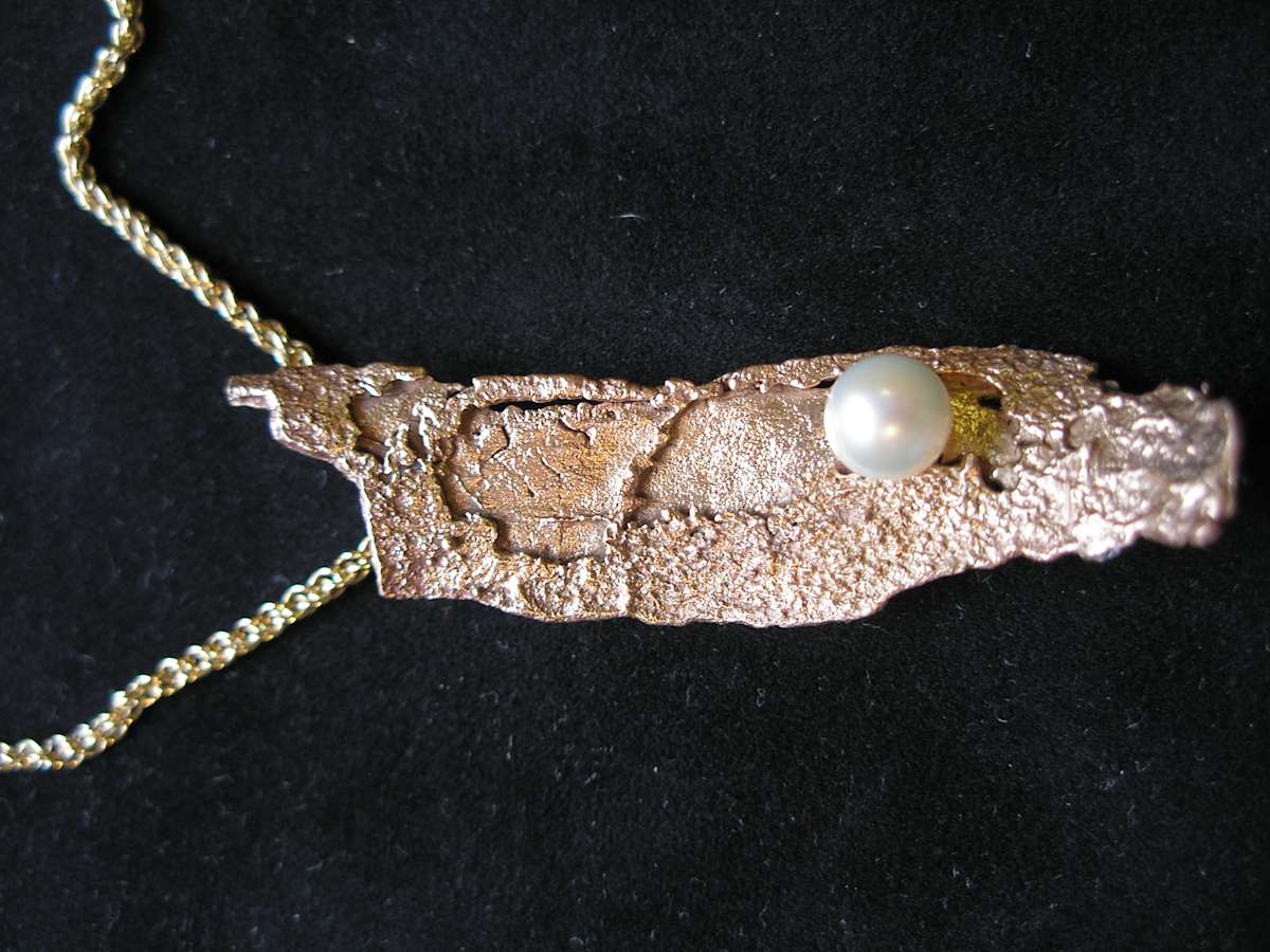 Bark with Pearl Necklace by Judi Werner, Image 1.