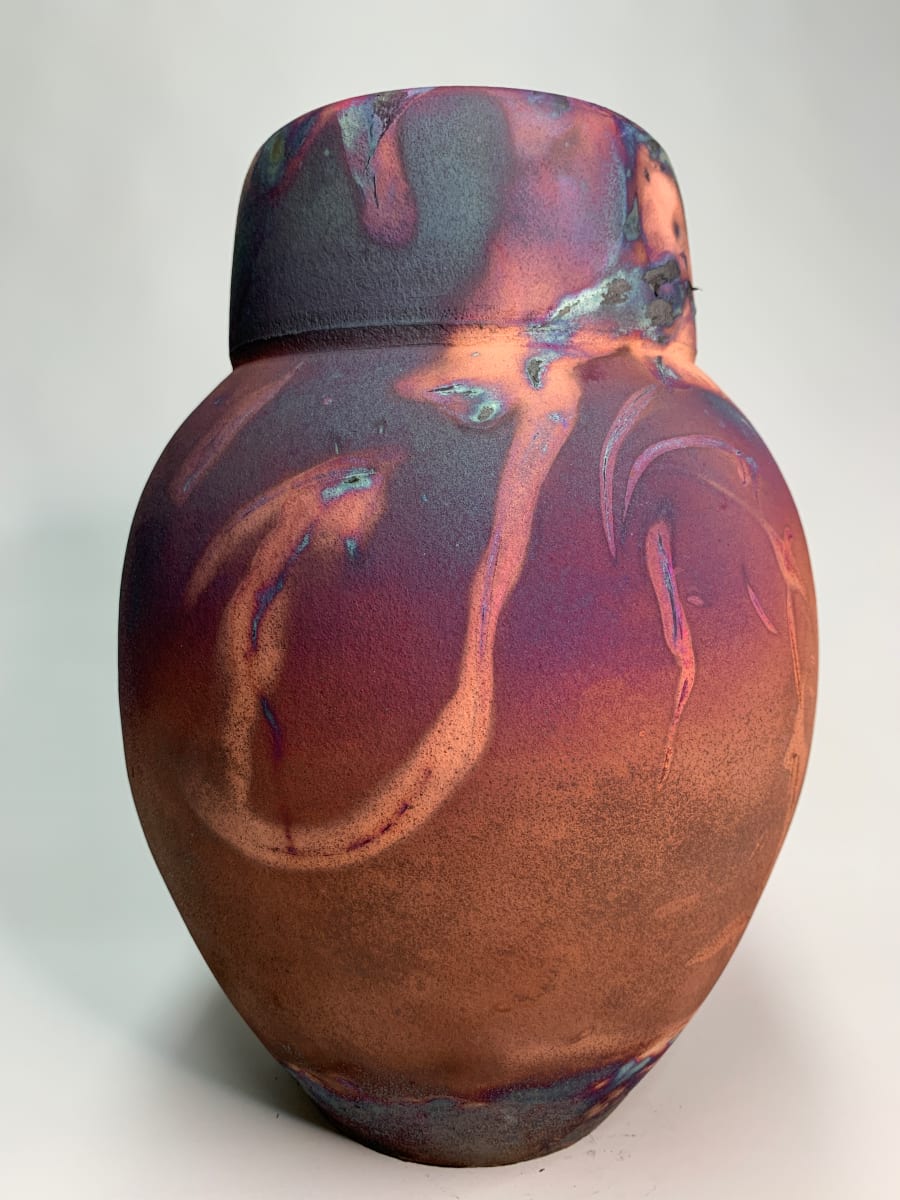 Copper Matte Jar by Joe Clark 