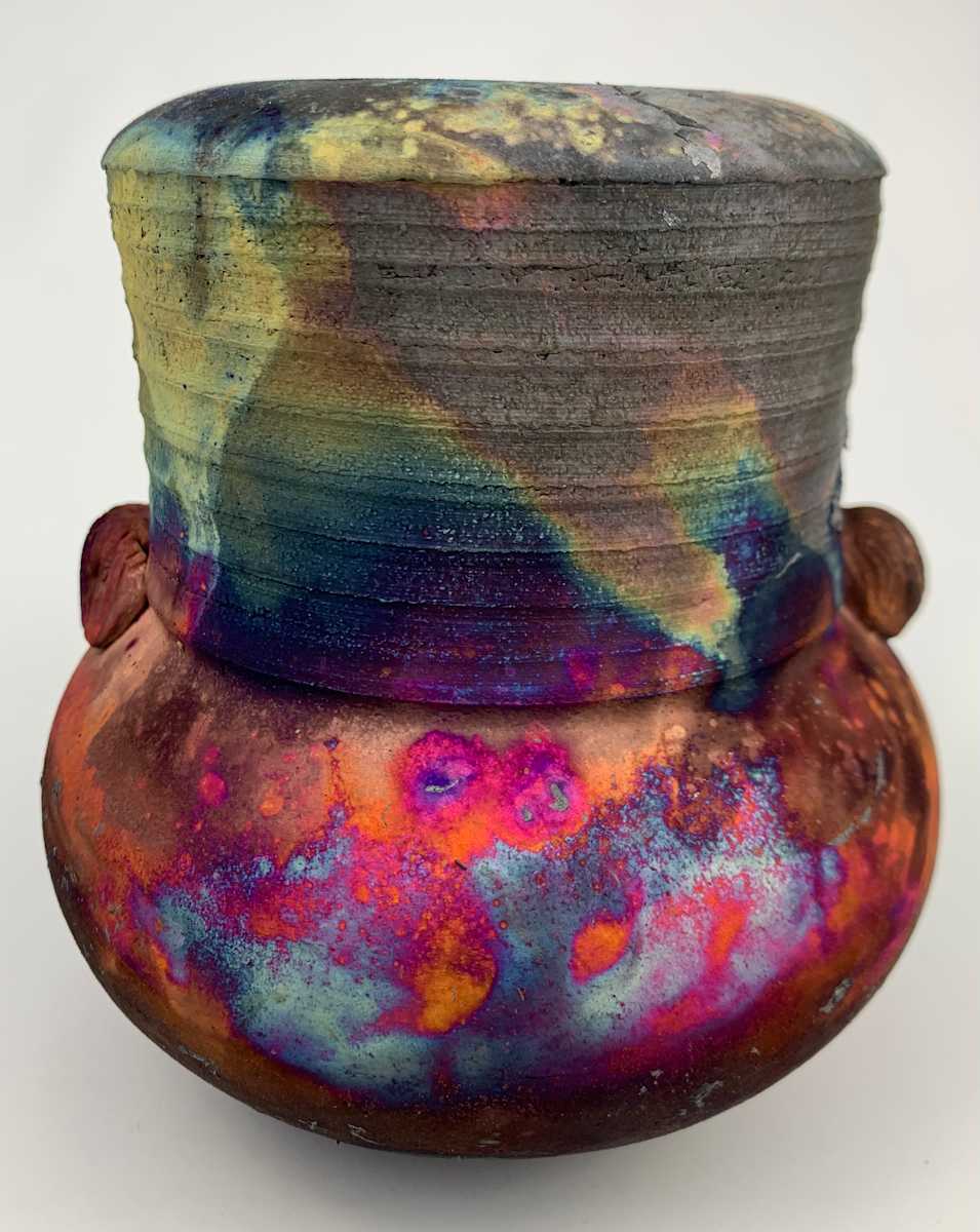Copper Matte Vase by Joe Clark 