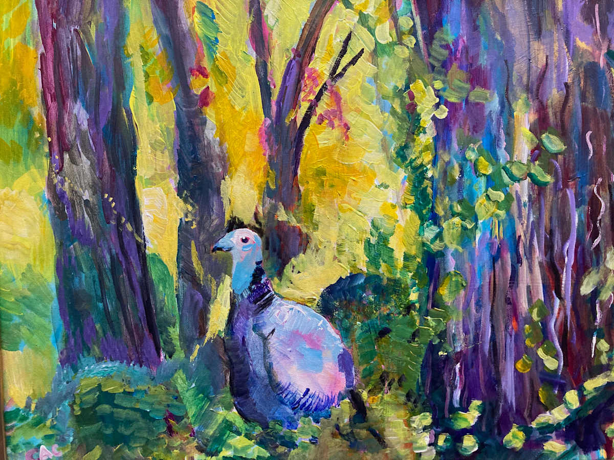 Neighboring Trash Turkey by Catherine Capellaro 