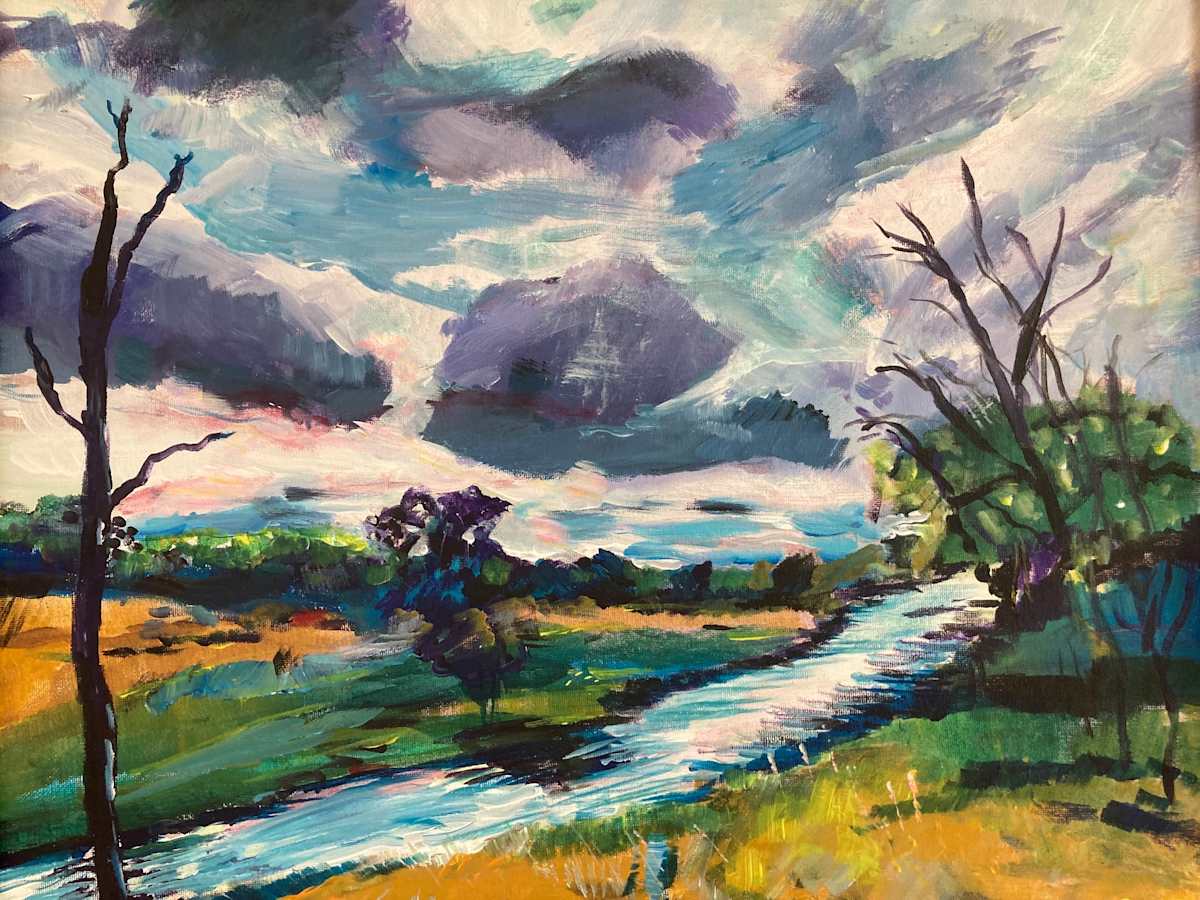 Stormy Starkweather Creek by Catherine Capellaro 