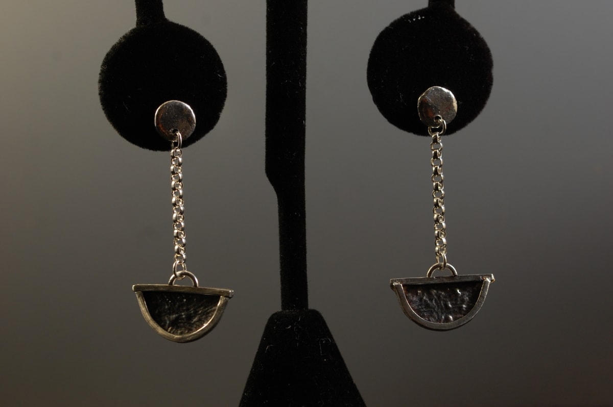 Reticulated Earrings by Susan Baez, Image 1.