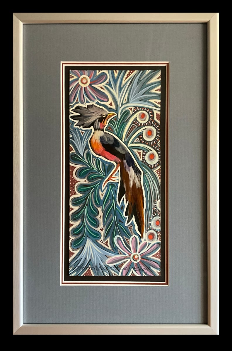 Feather Bird # 22 by Mary Dickey 