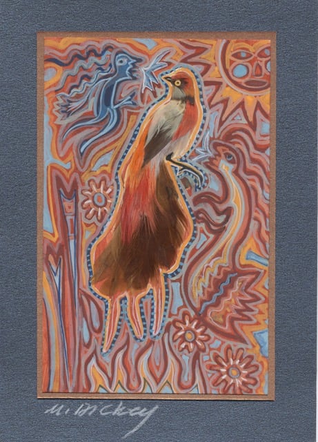 Feather Bird 31 by Mary Dickey 