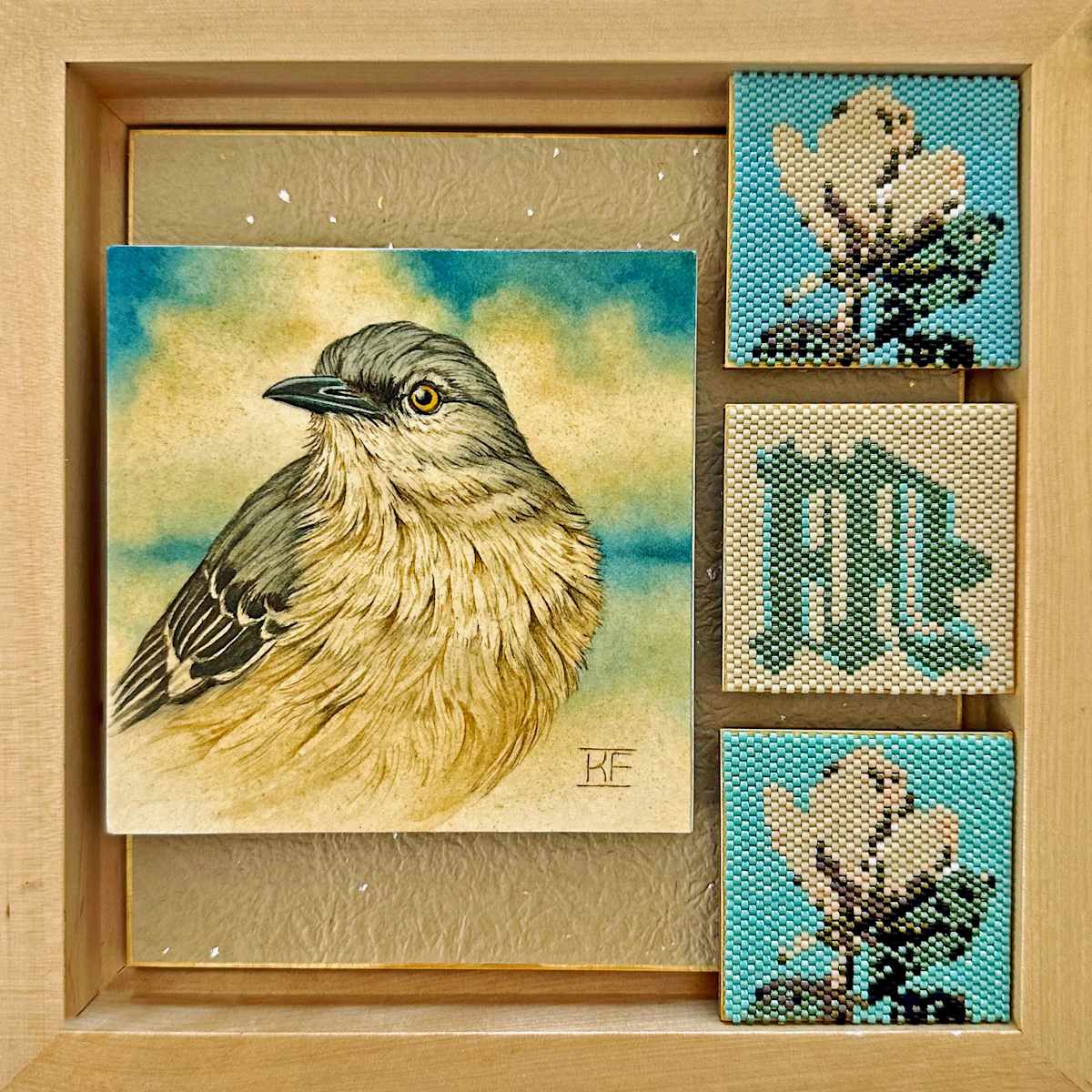 M is for Mockingbird - Bead & Brush Collab by Diana Ferguson, Image 2.