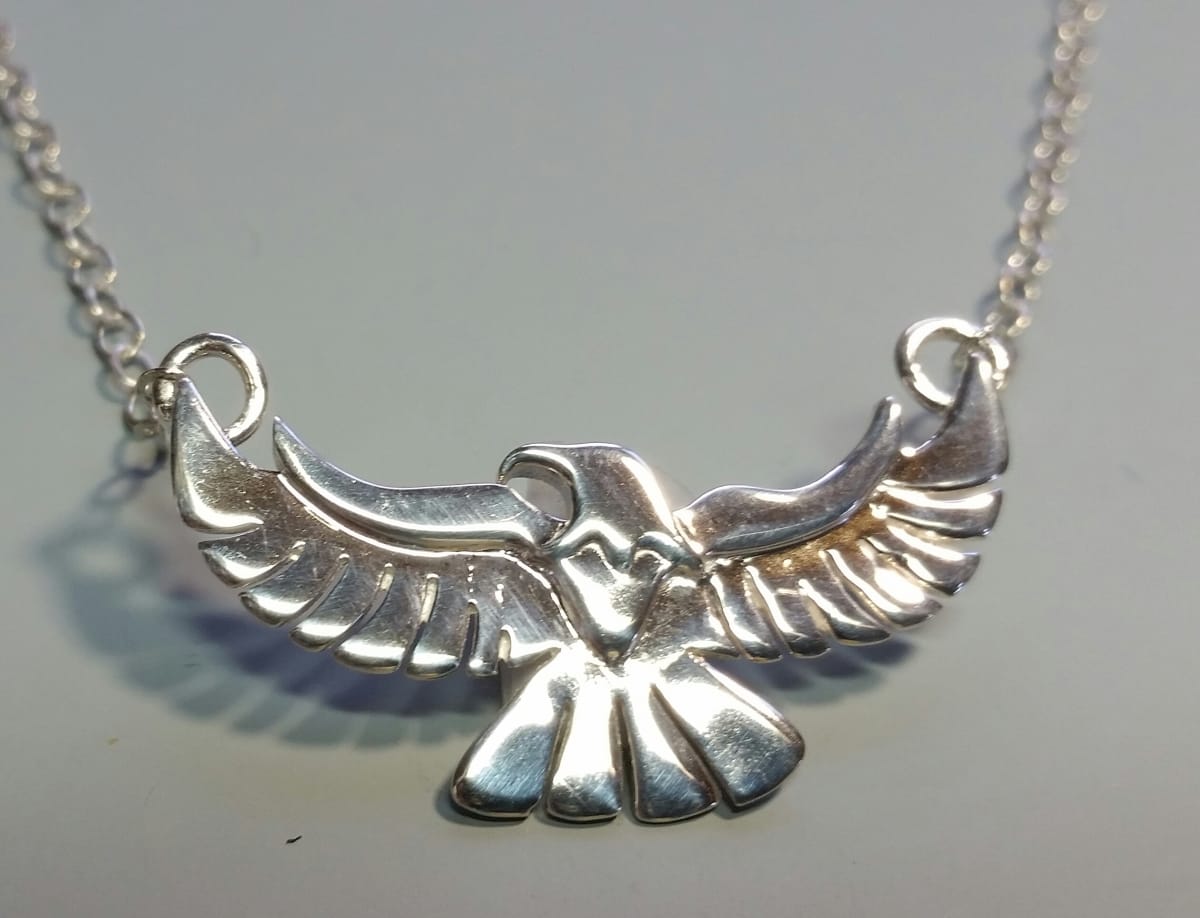Flying Eagle Necklace by Georgia Weithe, Image 1.