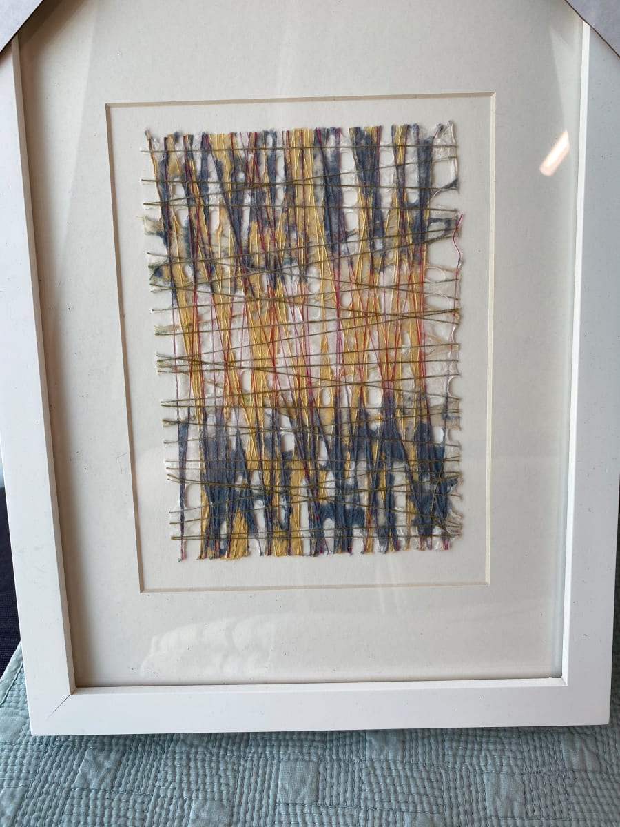 Framed Paper Weaving by Hannah O'Hare Bennett, Image 2.