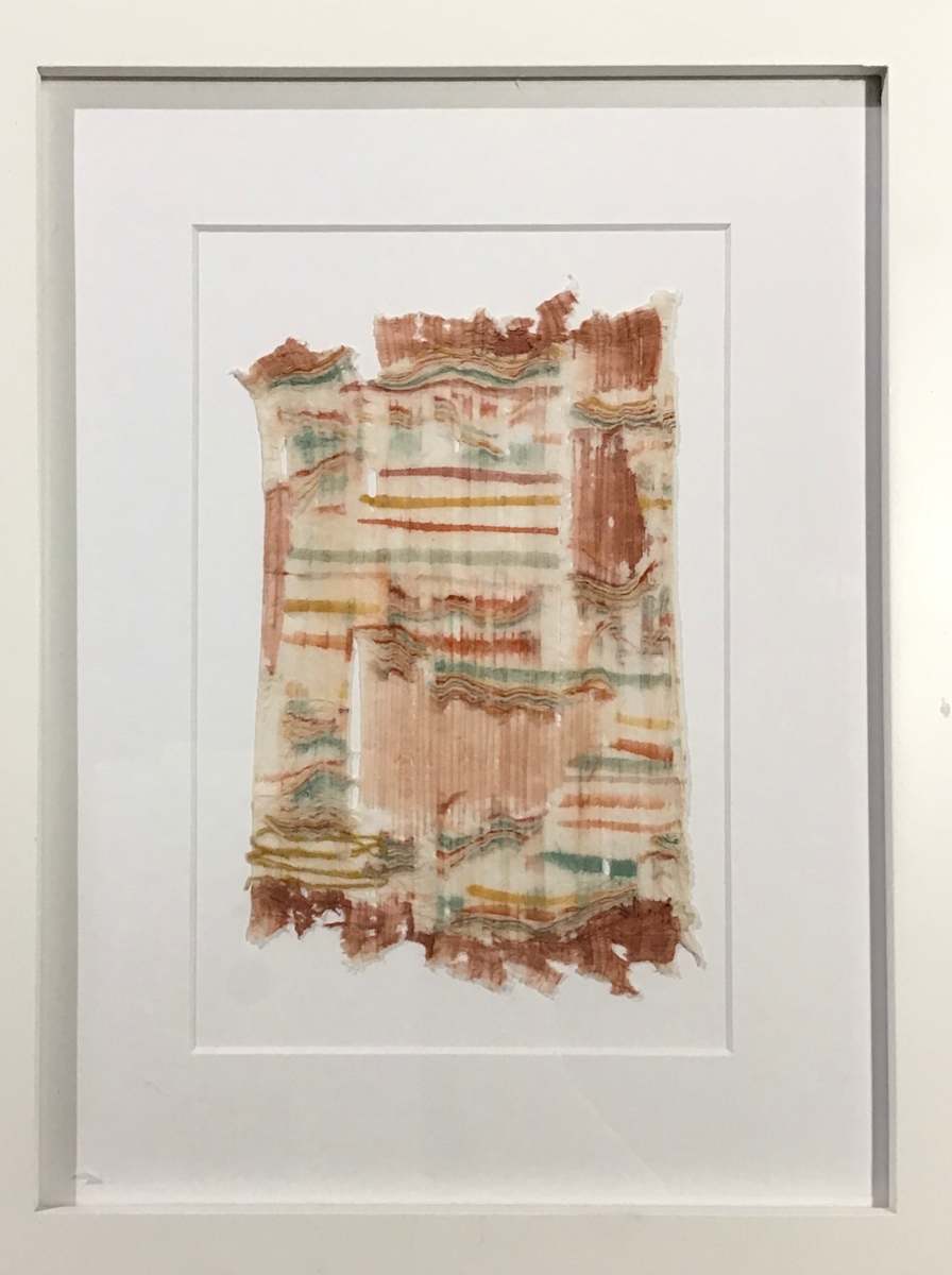 Handmade Paper and Pigment Painting II by Hannah O'Hare Bennett 