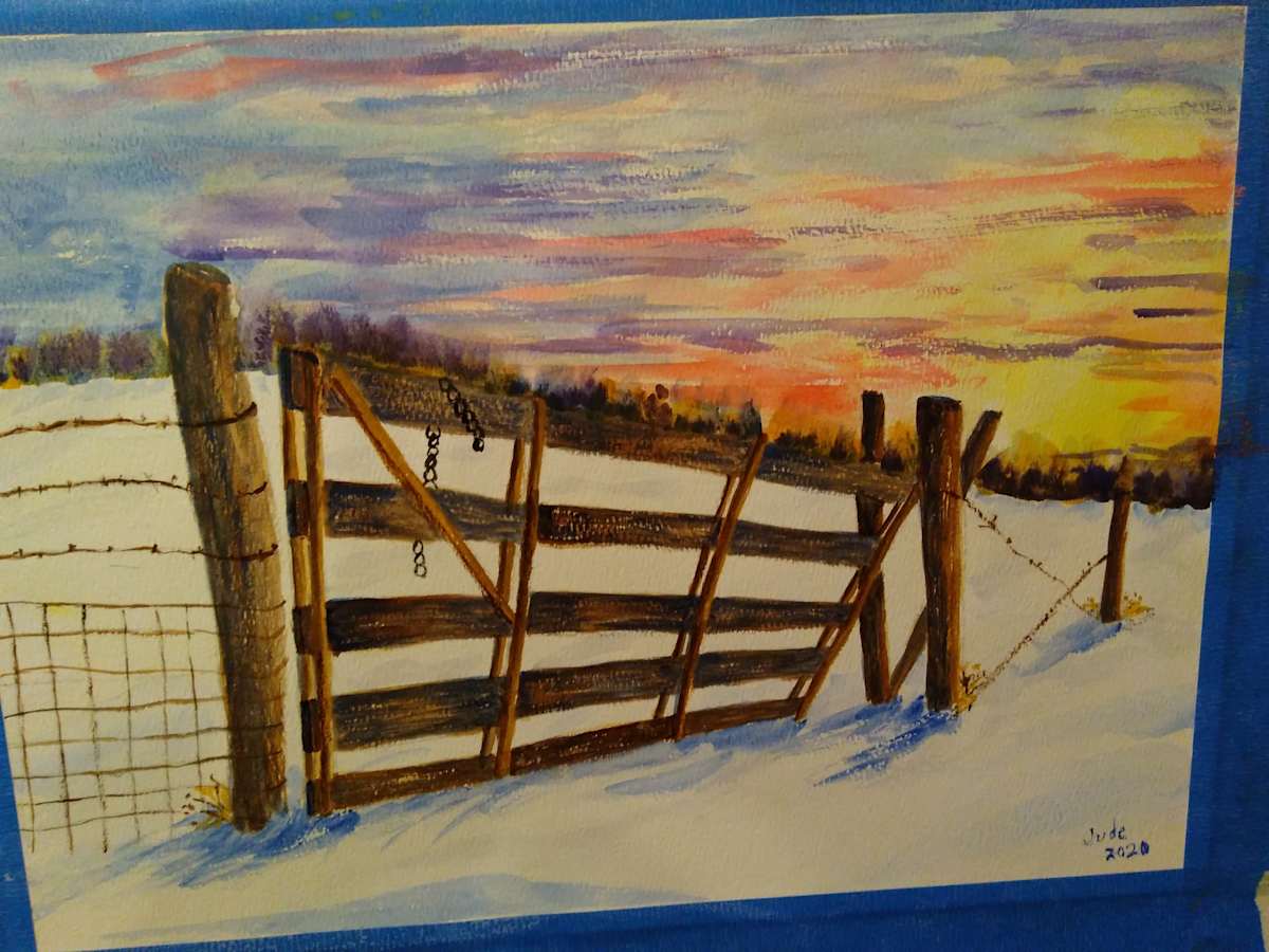 Winter Sunset (NFS) by Jude Hanna 