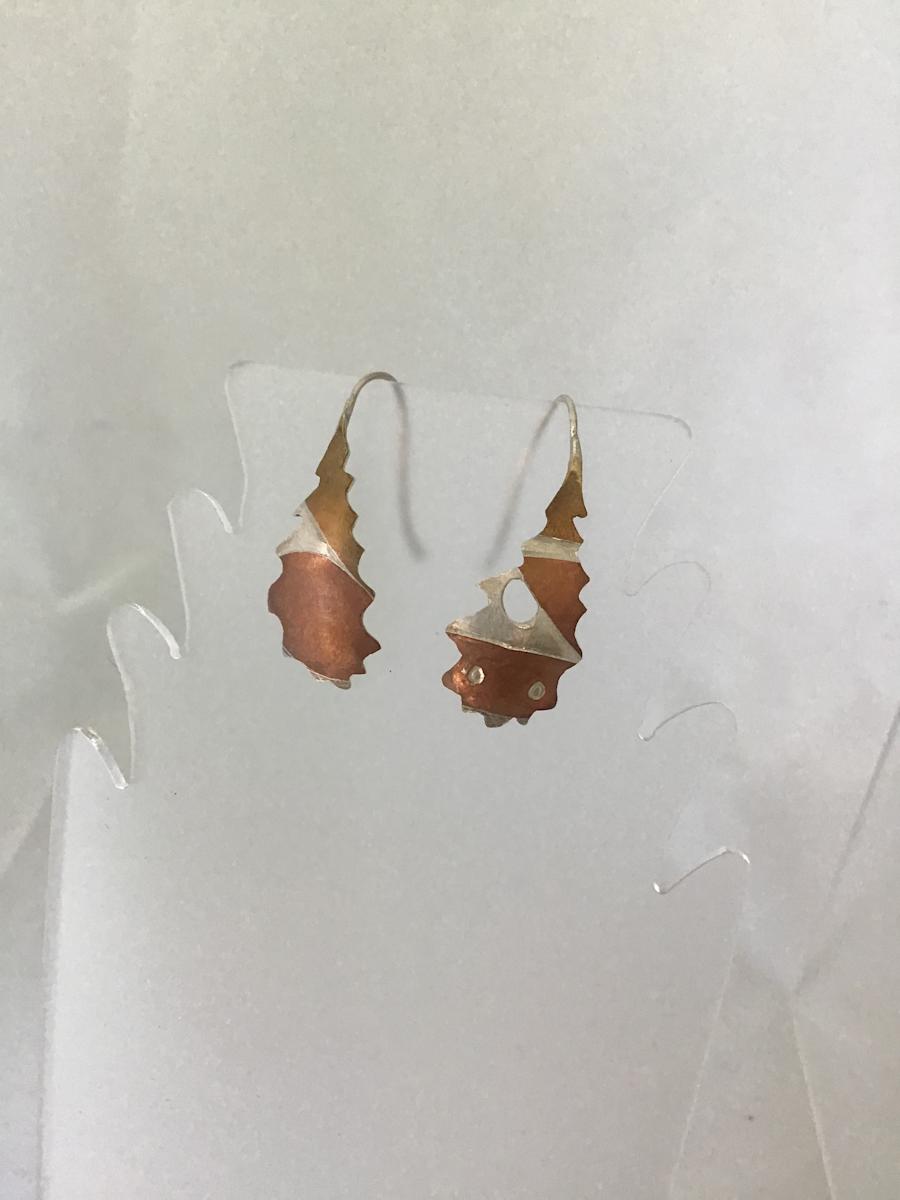 Mixed Media Earrings by Judi Werner, Image 1.