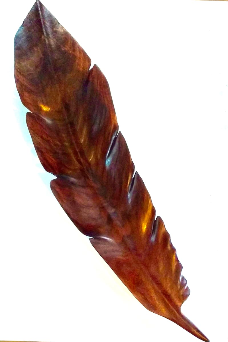 Feather in Walnut Crotchwood by Homer Daehn 