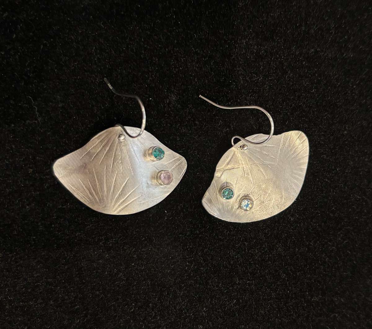 Silver Earrings by Judi Werner 