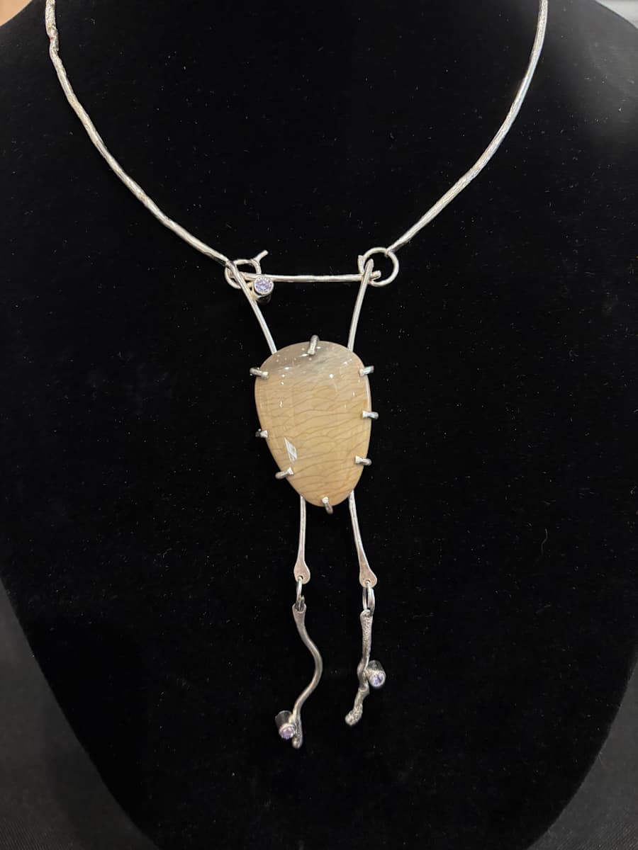 Willow Creek Jasper Necklace by Judi Werner 
