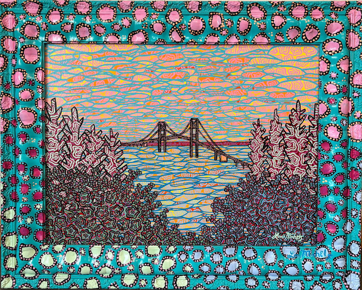 Mackinaw Bridge, UP, MI by Lon Michels, Image 2.