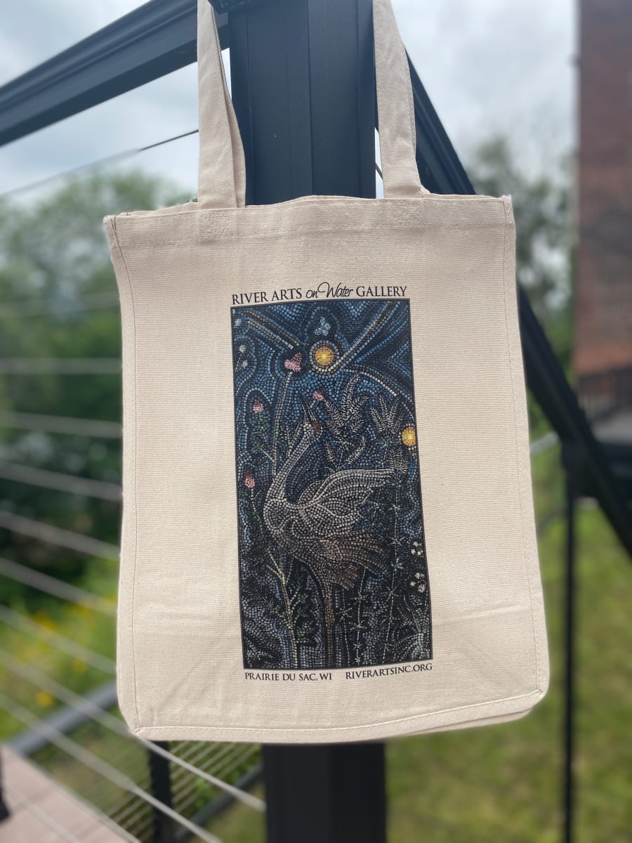 Starry Prairie Mural Tote Bag by *RAI, Image 2.