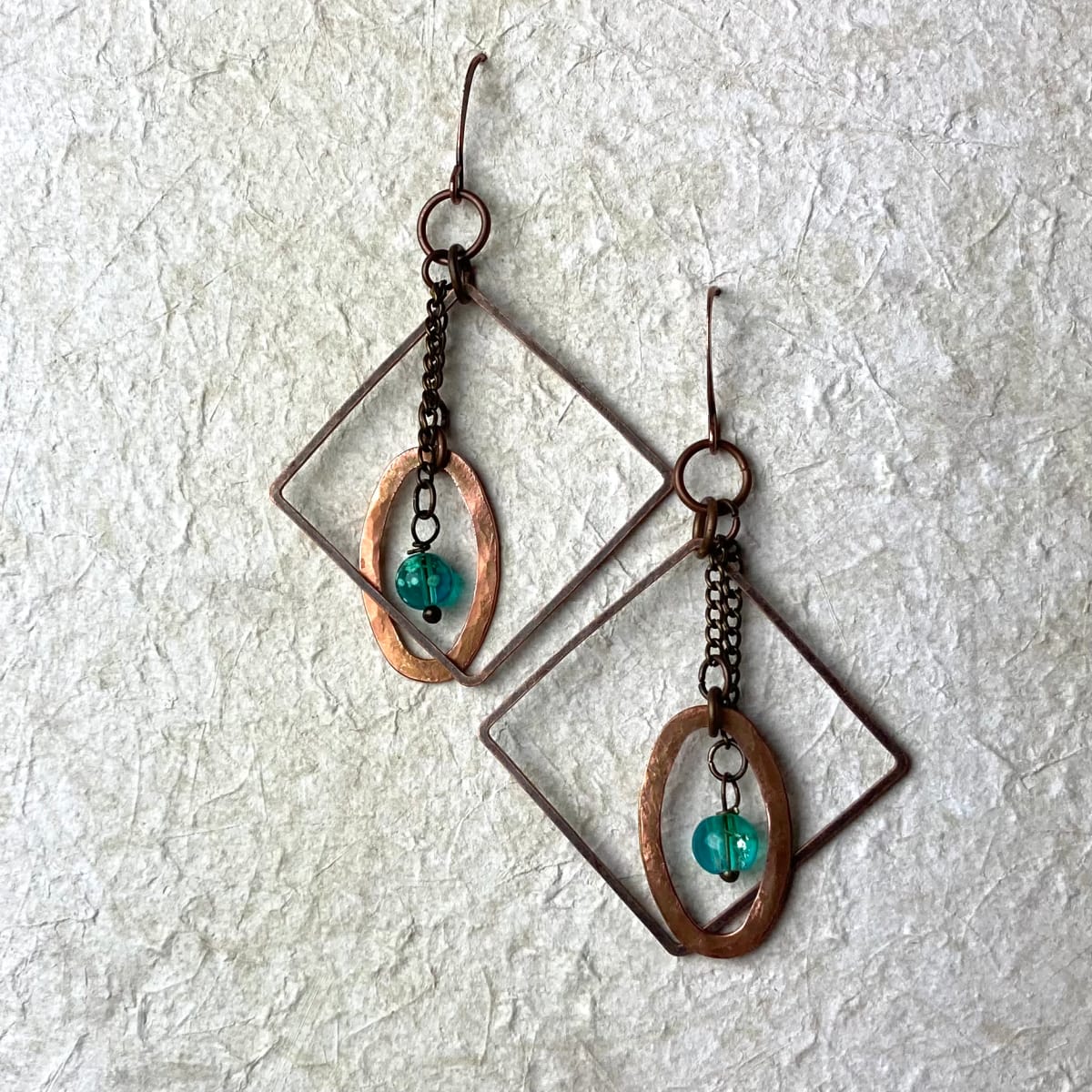 Geometric Earrings by Luann Roberts Smith 