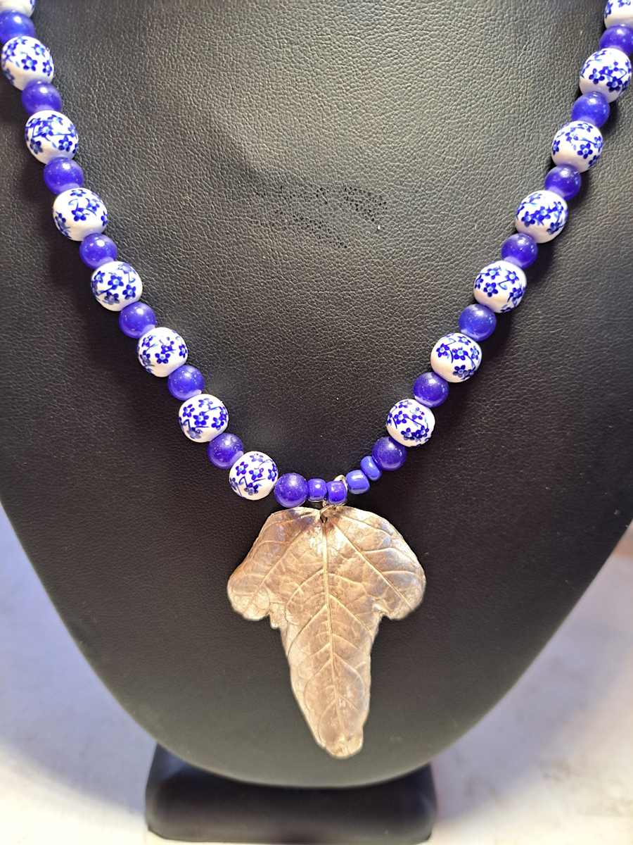 Leaf Necklace by Georgia Weithe 