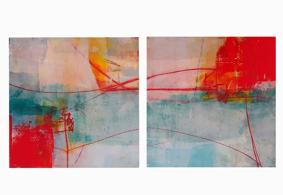 Maintaining Connections (Diptych) (Original) by Rick Ross 