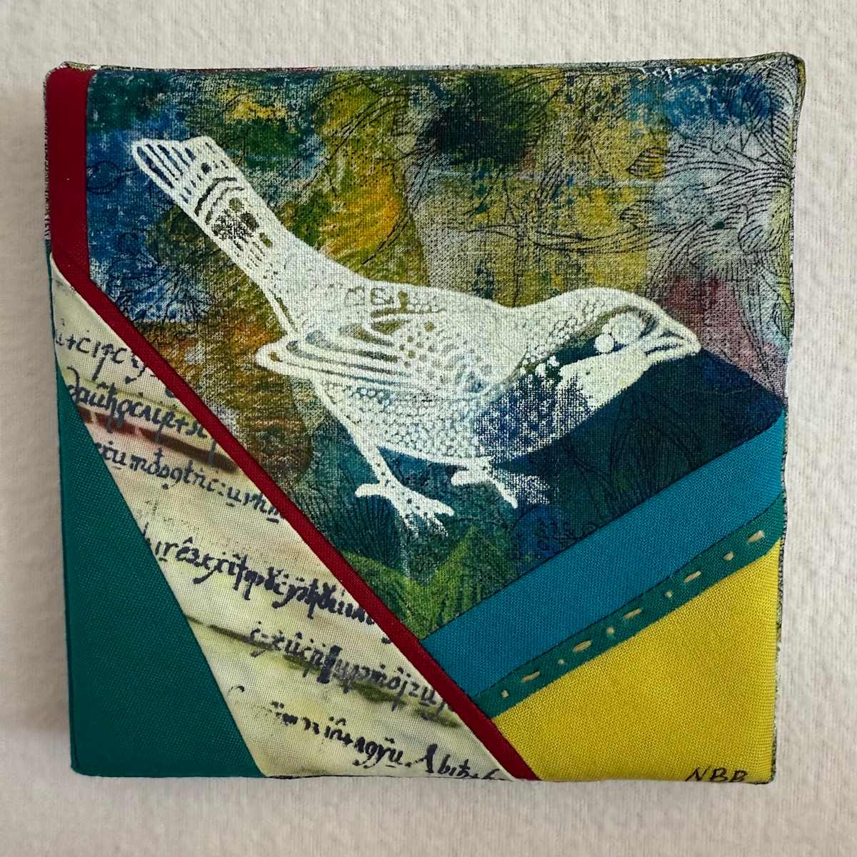 Mini Art Quilt V by Nancy B. Blake, Image 2.