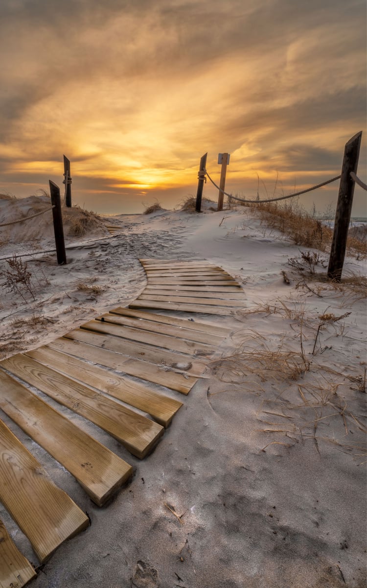 Beach Boardwalk by Mike Murray 