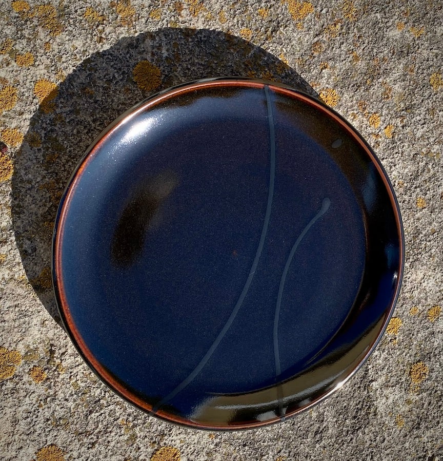 Round Plate by Carol Naughton  Image:   10.5"  round