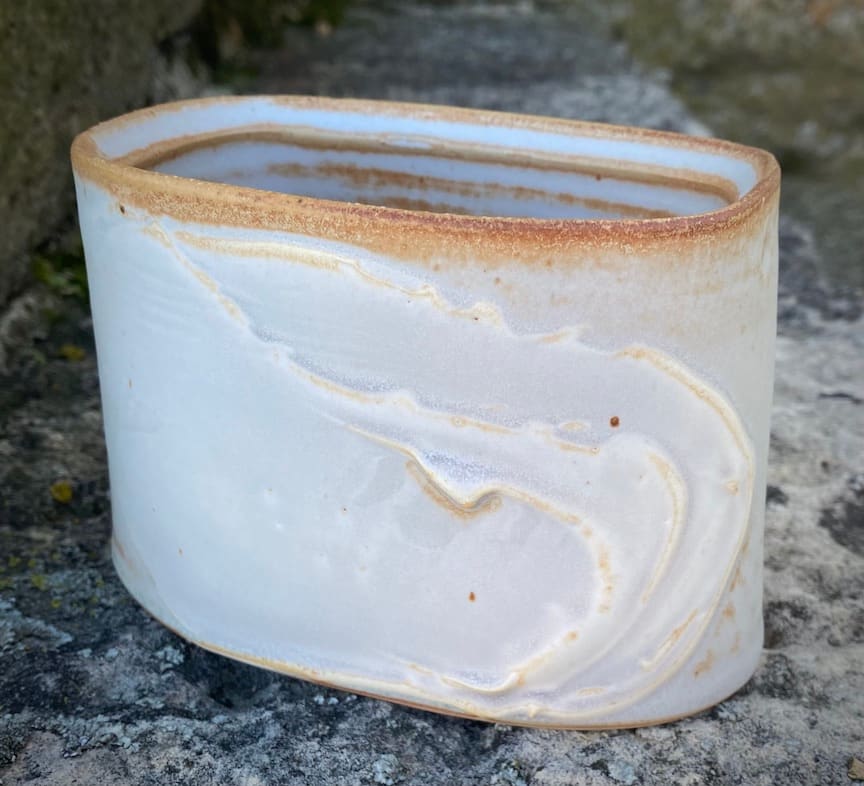 Medium Squared Vase by Carol Naughton, Image 2.