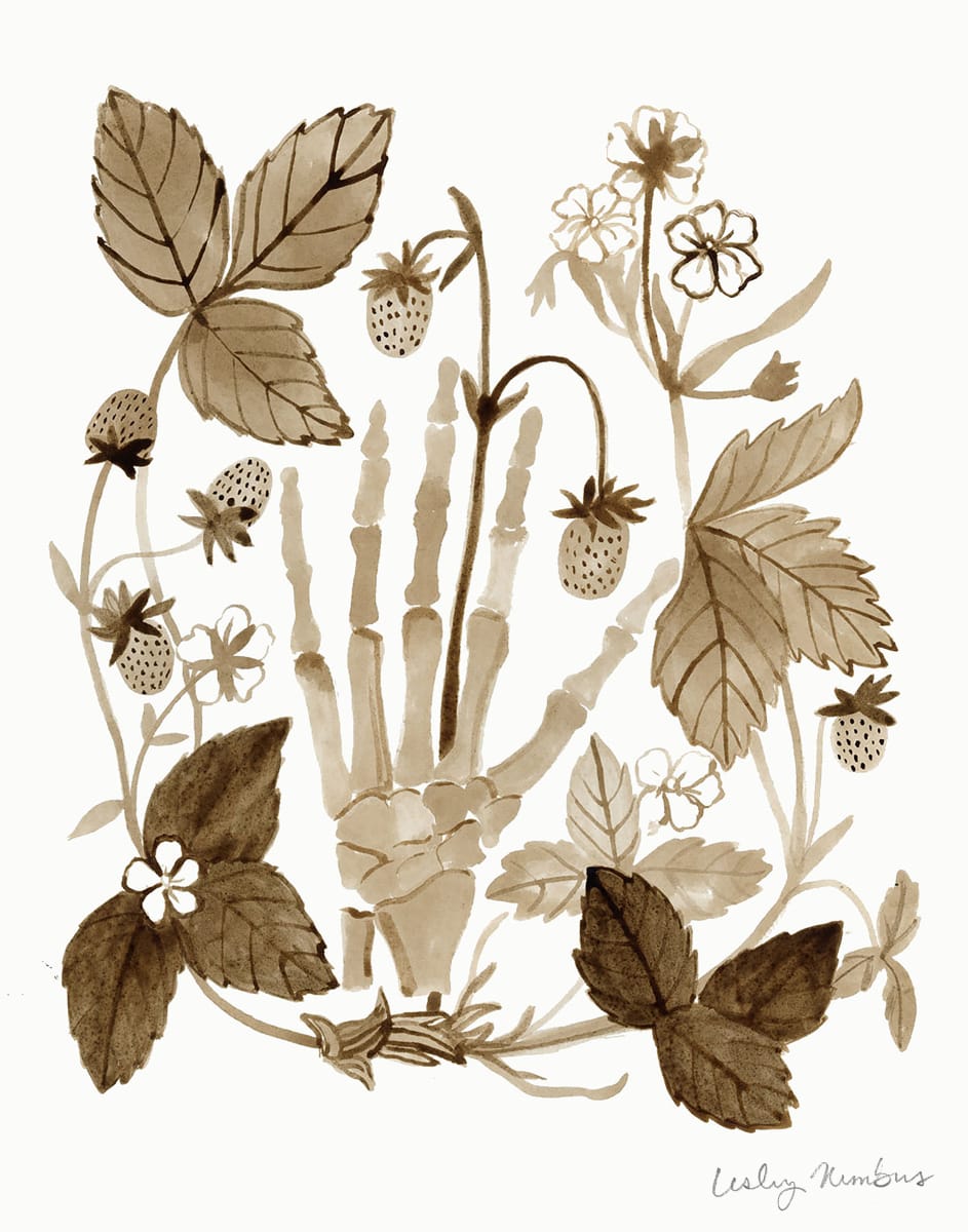 Rootwork (Wild Strawberry) by Lesley Anne Numbers, Image 2.