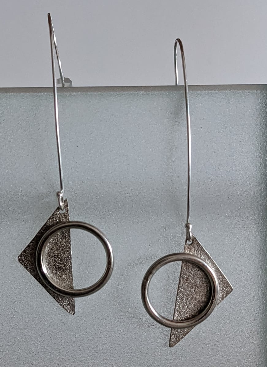 Triangle Earrings by Susan Baez 