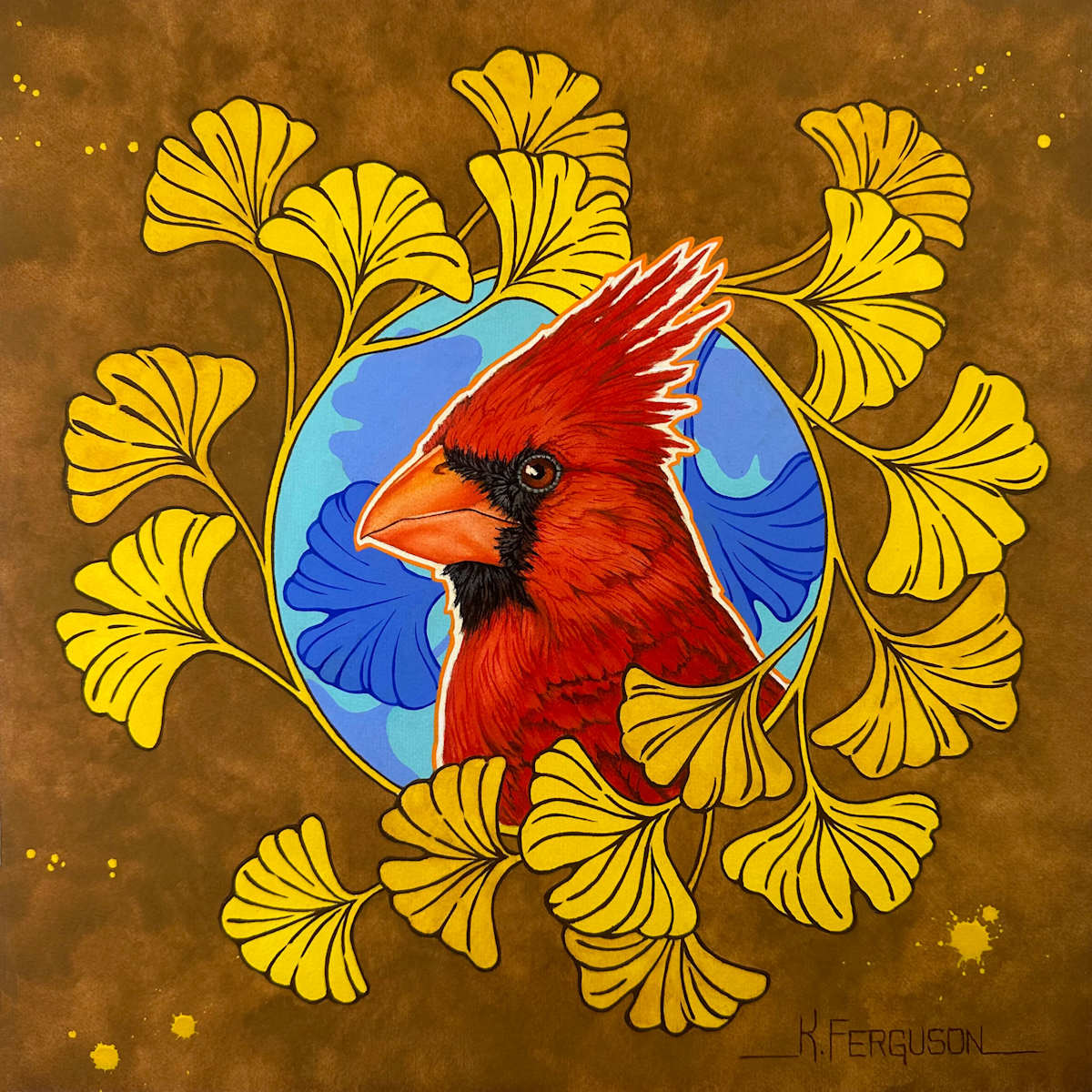 Red and Gold by Kenneth Ferguson 