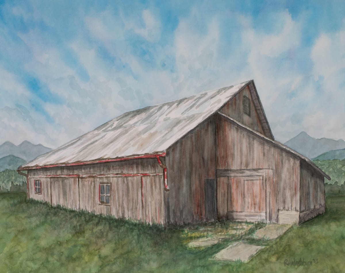 Jared's Barn by Richard Washburn 