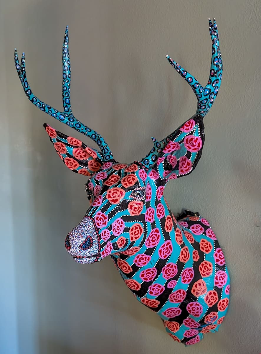 Rose Deer Mounts by Lon Michels 
