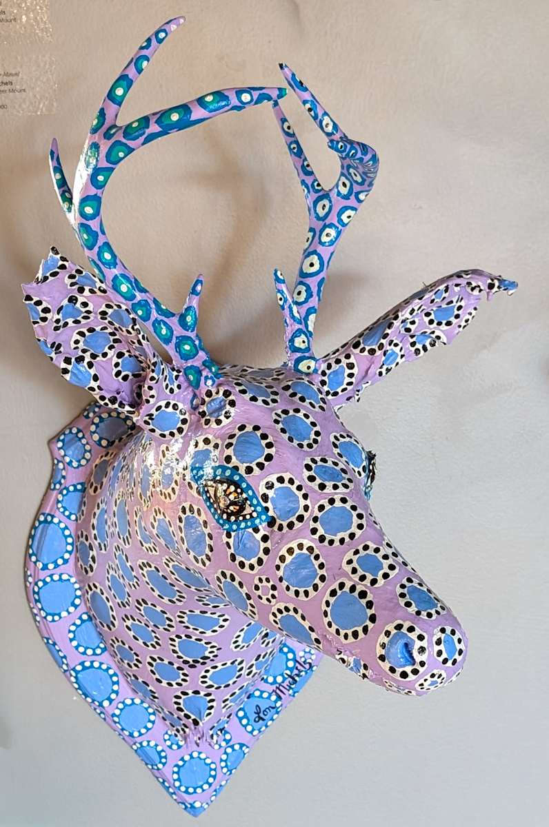 Purple Deer Mount by Lon Michels 