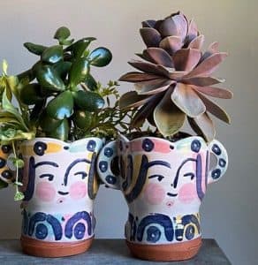 Lady Head Planter by Alyssa Martz 