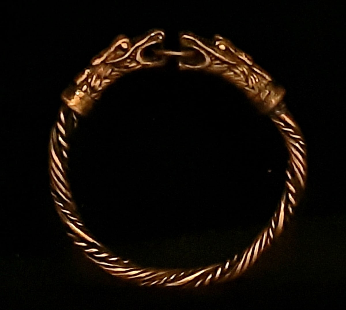 Dragon Head Bangle by Therese Miskulin, Image 1.