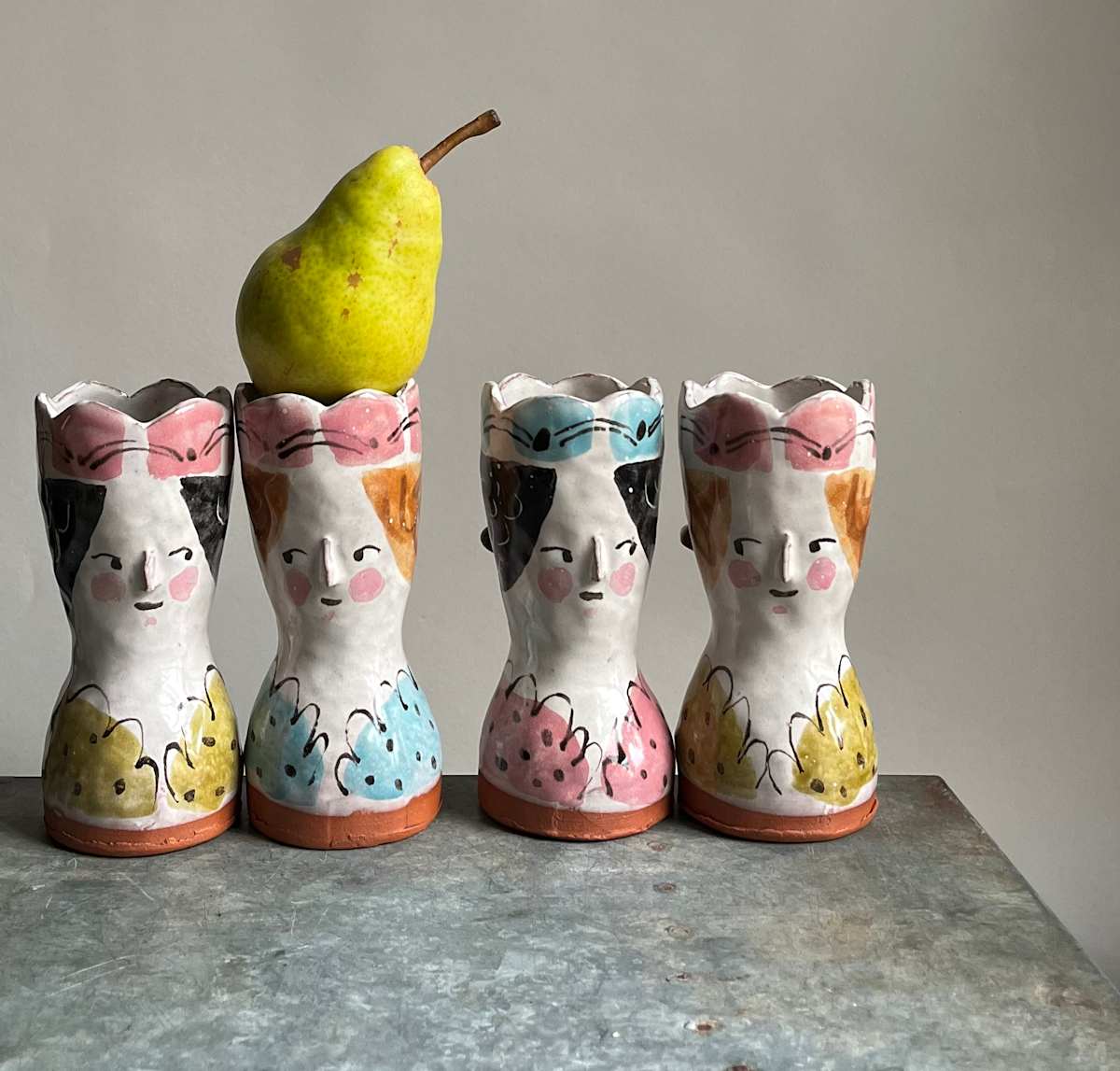 girl vase (4 assorted) by Alyssa Martz 