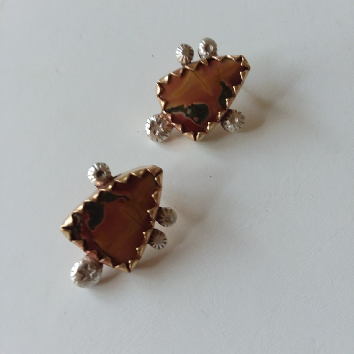 Jasper earrings by Judi Werner 