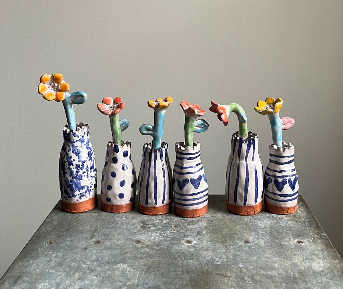Mini Flower-in-Vase by Alyssa Martz 