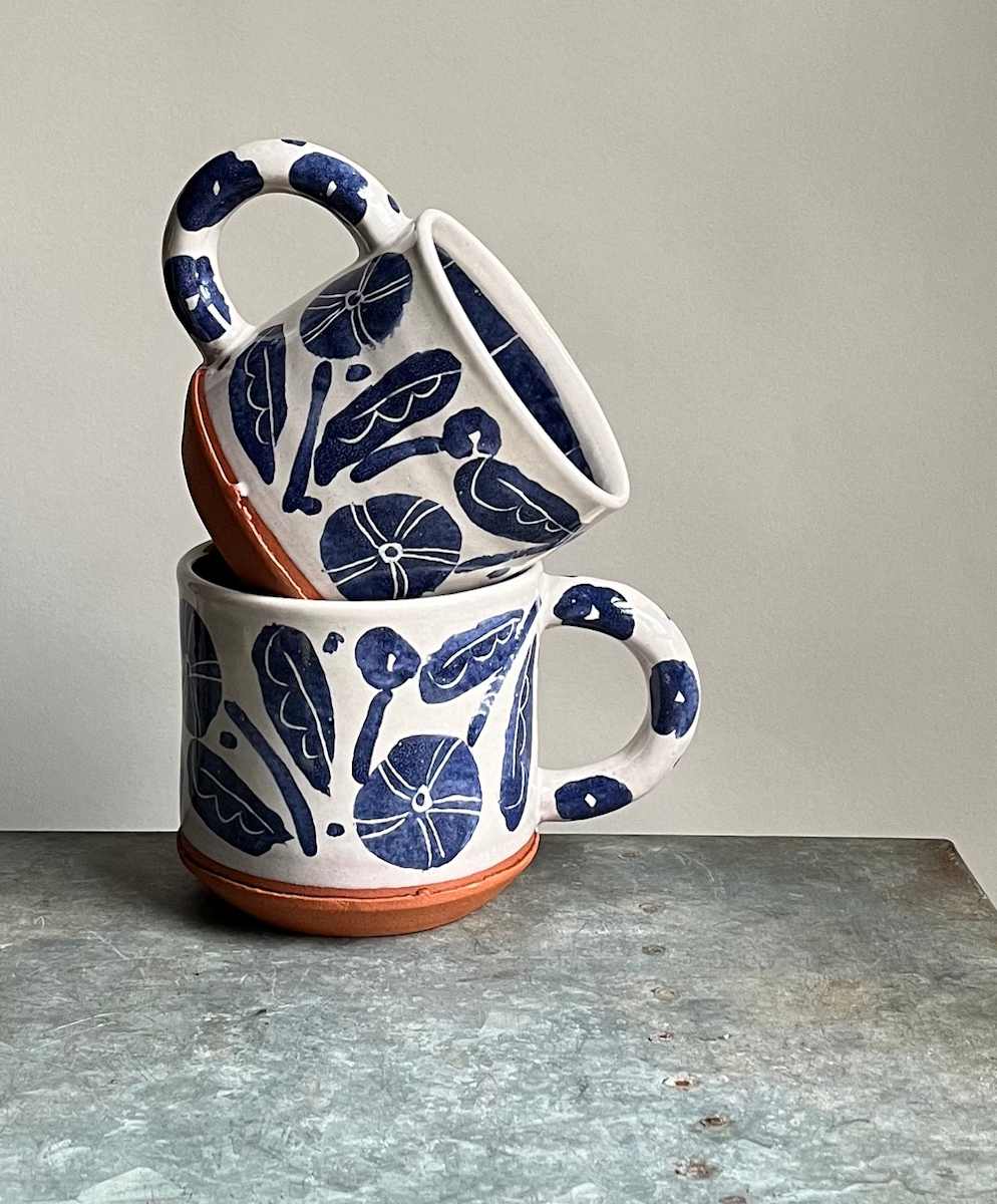 Folk Flower Mug by Alyssa Martz 