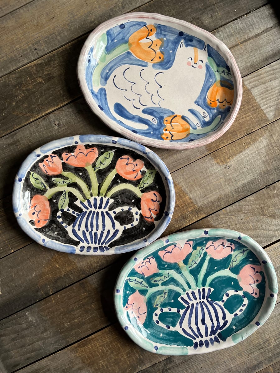 Slab Dessert Plates by Alyssa Martz 