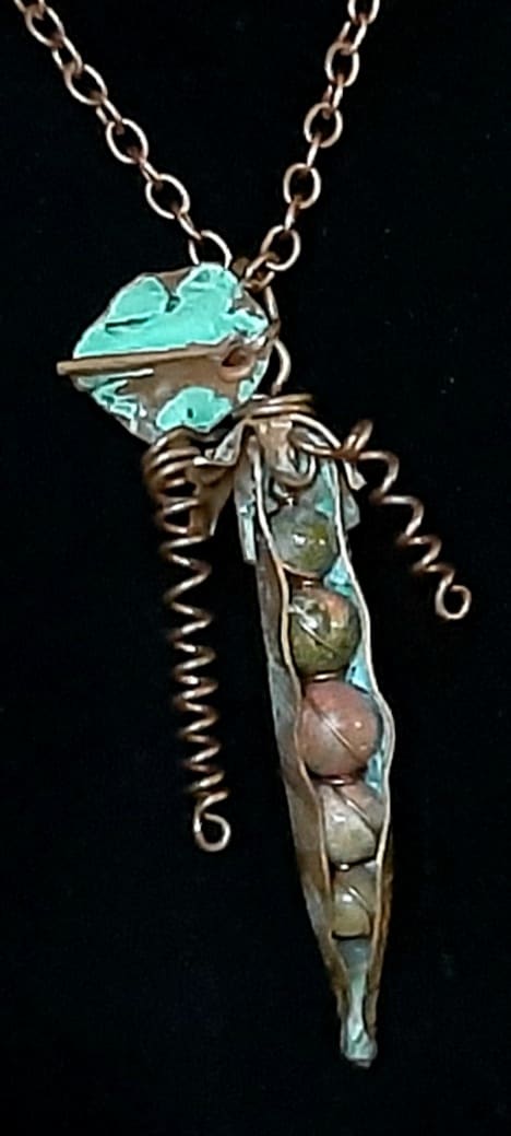 Peapod Necklace by Therese Miskulin, Image 2.