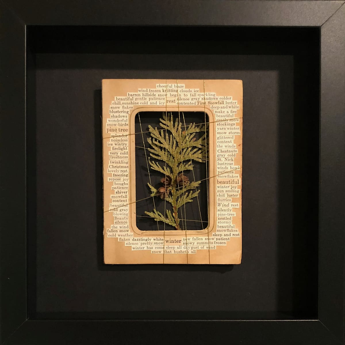 winter (Framed original) by Jane Nass, Image 1.