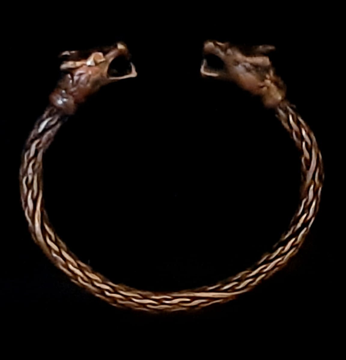 Wolf Head Bracelet by Therese Miskulin, Image 1.
