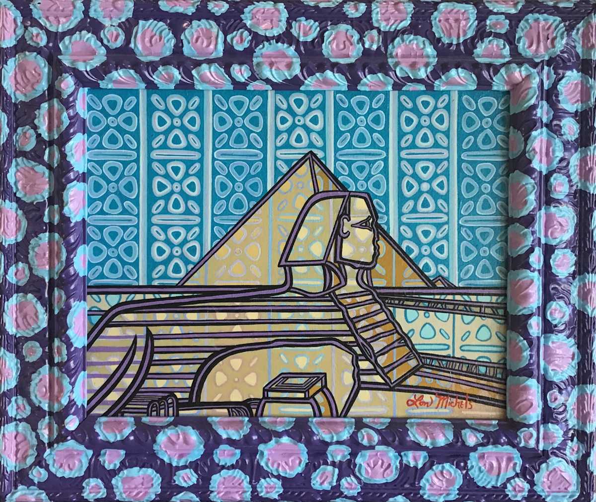 The Sphinx, Cairo, Egypt by Lon Michels 