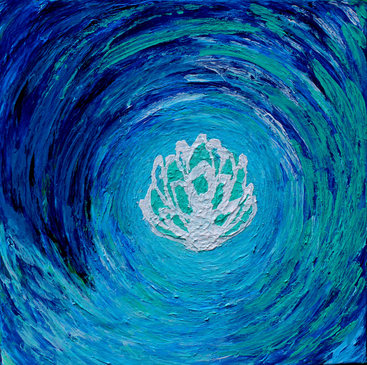 Blue Happiness by Lala Lapinski 